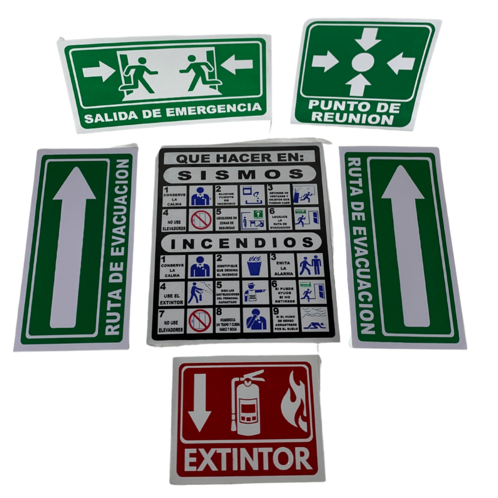 SEÑALETICA ESTIRENO NORMAL